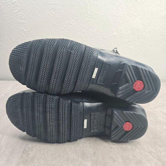 Hunter Knee High Rainboot Womens Size 9 Blue Outdoor Rubber Snow Rain Booties - Picture 7 of 13